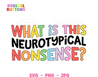 Neurodiversity SVG PNG JPG, Mental health Svg, Autism Svg, Autistic Svg, Neurodivergent, Svg Files, Png Files, Digital Download