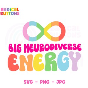 Neurodiversity SVG PNG JPG, Mental health Svg, Autism Svg, Autistic Svg, Neurodivergent, Svg Files, Png Files, Digital Download