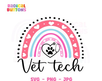 Vet Tech SVG PNG Jpg, Vet technician Svg, Veterinarian Svg, Vet school Svg, Svg files, Png files, Digital Download, Free commercial use