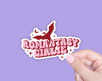 Romantasy sticker, Bookish sticker, Smut sticker, Romance girlie, Tarot sticker, Bookish sticker, Reader sticker, Sticker for Kindle