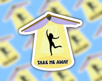 Take me away bookish sticker, Reader sticker, Book sticker, Tablet sticker, Smut sticker, Bookish sticker, Book worm, Gift for readers
