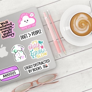 Professional overthinker sticker | Anxiety sticker | Overthinker sticker | Laptop sticker | Mental health sticker | Funny sticker image 2