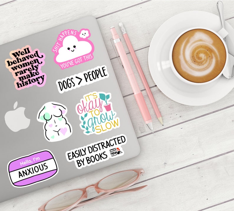 Professional overthinker sticker | Anxiety sticker | Overthinker sticker | Laptop sticker | Mental health sticker | Funny sticker image 2