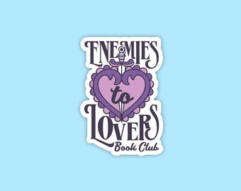 Enemies to lovers sticker, Bookish sticker, Smut sticker, Book tropes, Tarot sticker, Bookish sticker, Reader sticker, Sticker for Kindle