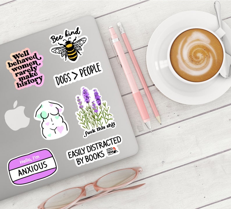 Mix and match sticker bundle, Sticker set, Social justice stickers, Sticker deal, Tablet sticker, Laptop stickers, Smut stickers image 2