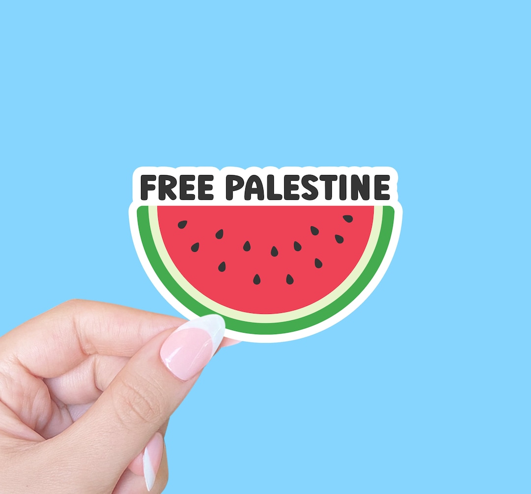 Free Palestine Sticker, Social Justice Sticker, Human Rights Sticker