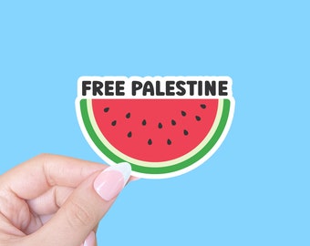 Free Palestine sticker, Social justice sticker, Human rights sticker, Justice for Palestine, Laptop sticker, ALL PROCEEDS DONATED