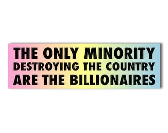 Anti MAGA Car Bumper Sticker, Progressive Liberal Feminist, Political Bumper Sticker, Anti Trump Sticker, Leftist Sticker