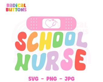 Infirmière scolaire SVG PNG jpg, Infirmière autorisée svg, Infirmière svg, Infirmière svg, Professionnel de la santé svg png, Téléchargement numérique, Utilisation commerciale gratuite