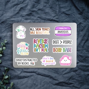 Mix and match sticker bundle, Sticker set, Social justice stickers, Sticker deal, Tablet sticker, Laptop stickers, Smut stickers image 5