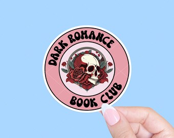 Dark Romance Book Club Sticker, Tablet sticker, Book Sticker, Bookish sticker, Romance Book Sticker, Book tropes sticker, Smut sticker