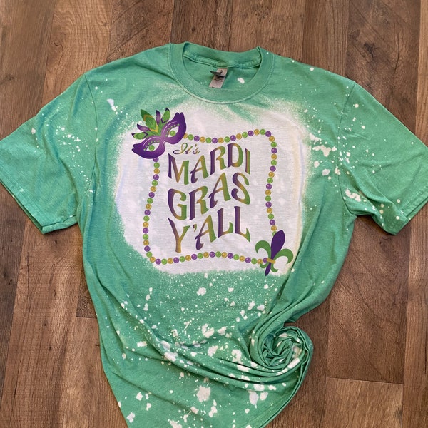 mardi gras crop top