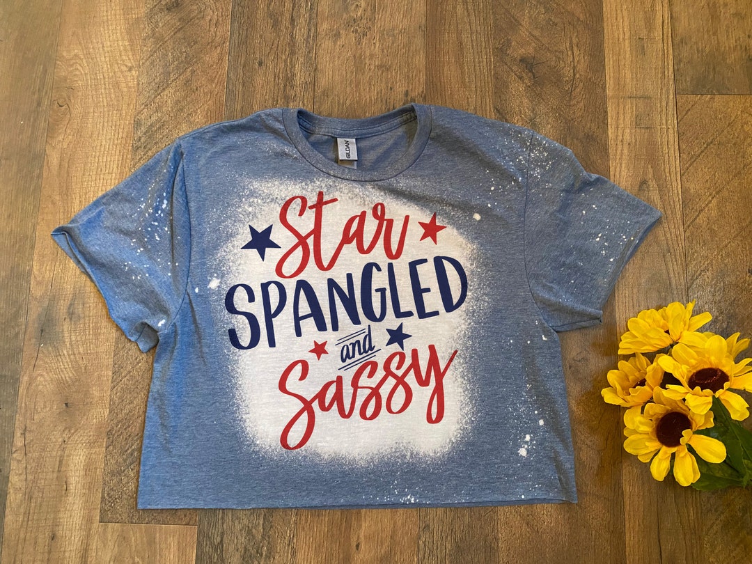 how to make a 4th of july crop top