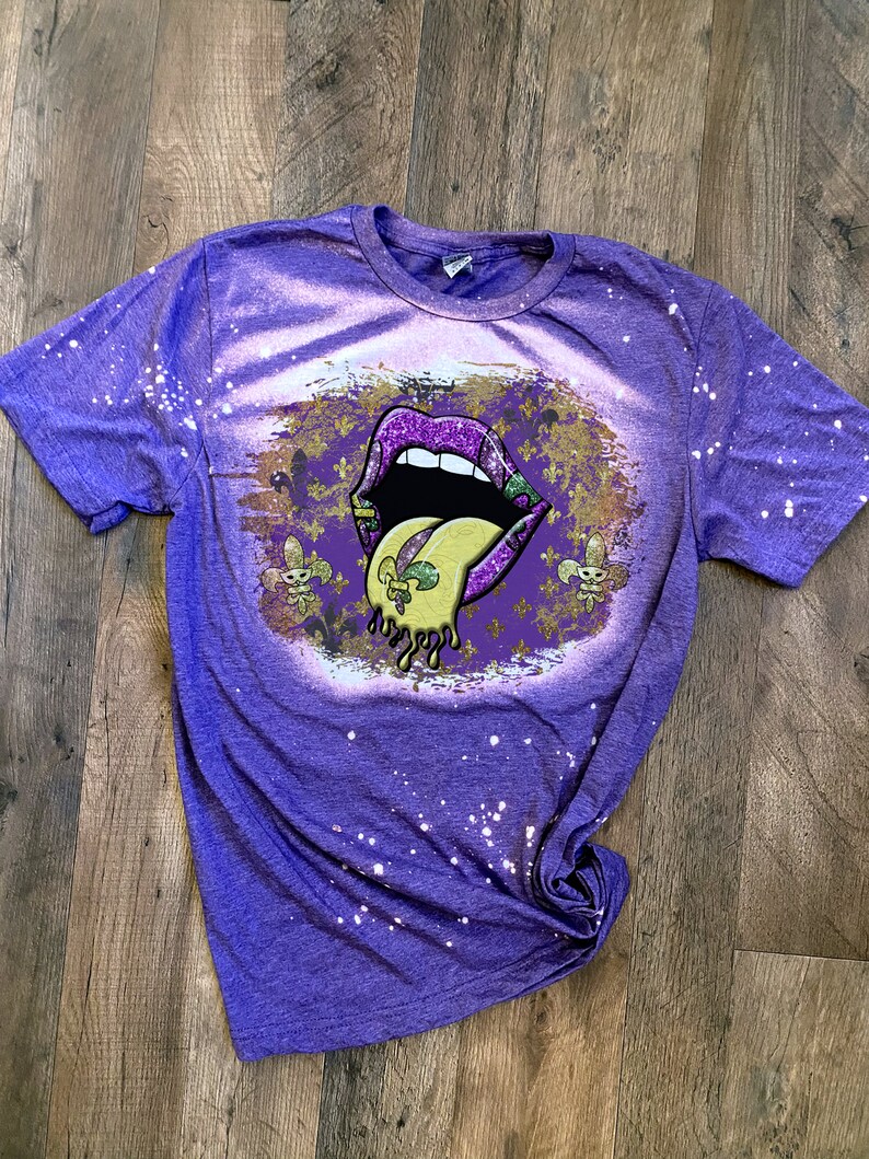 mardi gras crop top