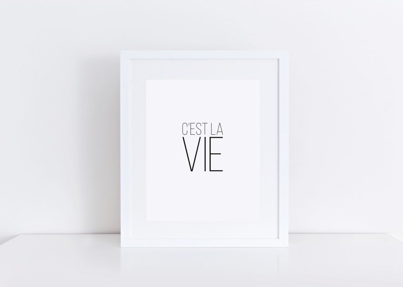 French Words French Wall Art French Art French Prints Etsy