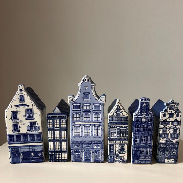 Delft Blue Canal House Holland Hand Painted