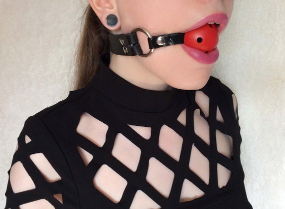 BDSM Leather Breathable Ball Gag Etsy bdsm-leather-breathable-ball-gag-etsy