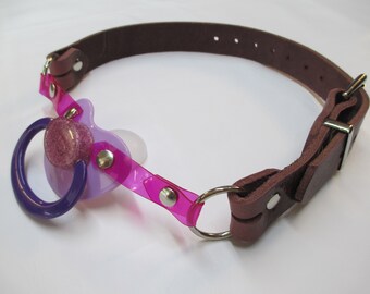 Special Edition Plum Leather, hot pink pvc, lilac, glitter purple, purple Pacigag