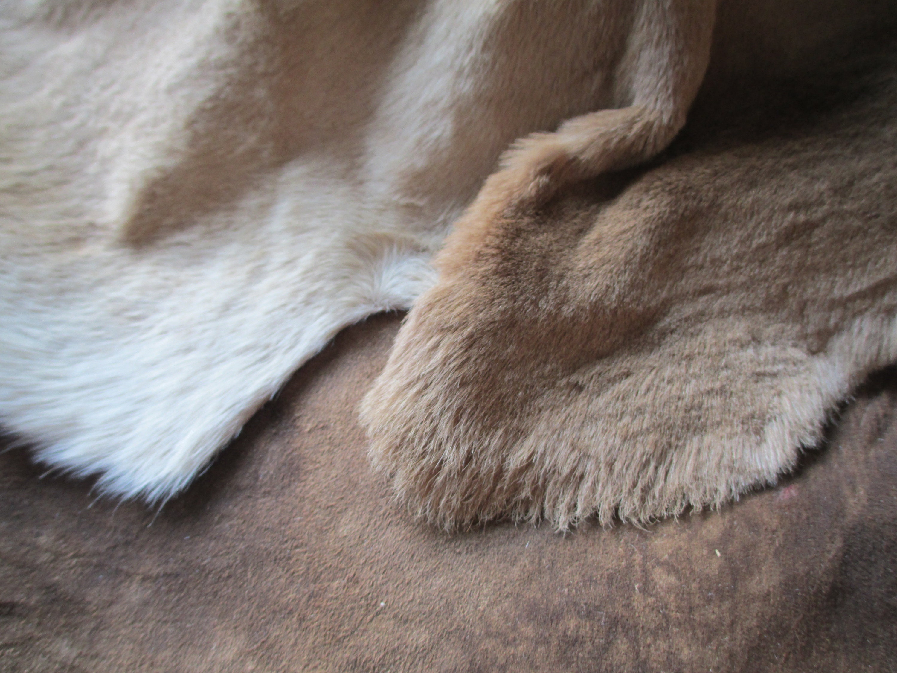 Natural Brown Genuine Kangaroo Fur English Seasoned Oak Etsy UK