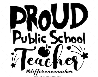 Proud Teacher Svg Etsy
