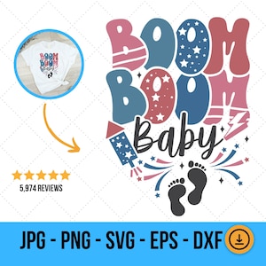 4 de julho Baby Svg, 4 de julho Gravidez, Retro Baby Reveal, Mamãe e papai futuros