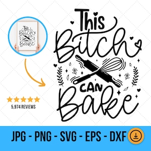 Bäcker-Shirt-Svg, Ofenhandschuhe-Svg, Backliebe-Svg, Topflappen-Svg, Geschenk für die Küche