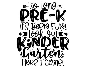 Download Pre K Graduation Svg Etsy