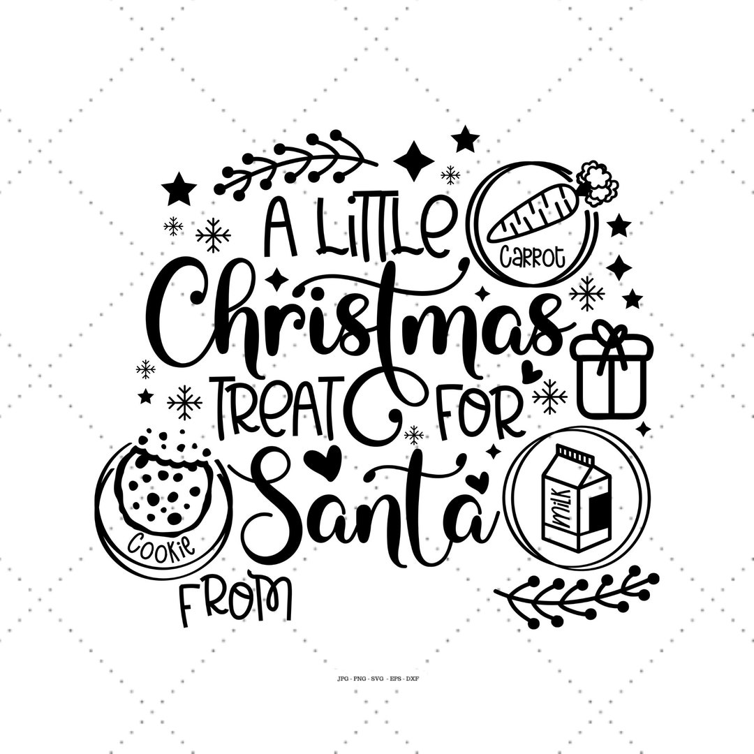 Cookie for Santa Christmas Gift Plate Christmas Eve Kids Etsy