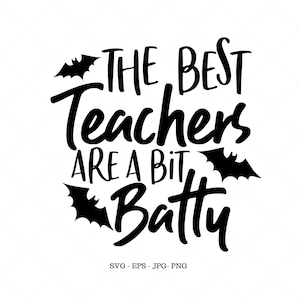 Camisa de professor de Halloween Svg, ideia de presente de professor, presente exclusivo de professor, silhueta de professor, melhor professor Svg