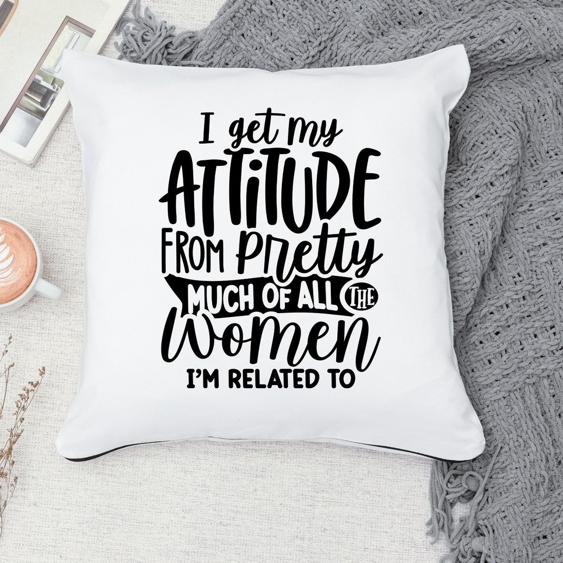 I Get My Attitude Svg Cute Toddler Svg Baby Saying Svg - Etsy