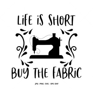 Sewing Gift, Quilter Gift, Fabric Joke, Gift for Seamstress, Sewing Lover Gift, Sewing Lover, Sewing Machine Art