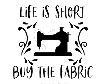 Sewing Gift, Quilter Gift, Fabric Joke, Gift for Seamstress, Sewing Lover Gift, Sewing Lover, Sewing Machine Art