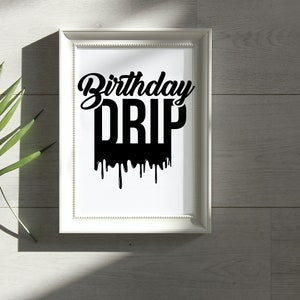 Goccia di compleanno, maglietta per ragazza del compleanno, file di maglietta di compleanno, maglietta di compleanno per adulti, Queen Svg immagine 6