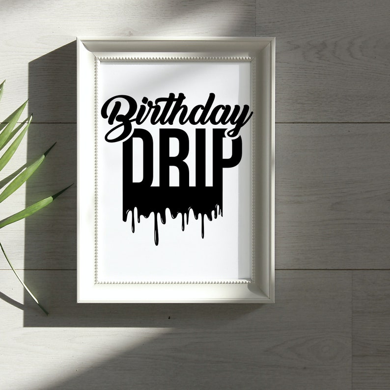 Goccia di compleanno, maglietta per ragazza del compleanno, file di maglietta di compleanno, maglietta di compleanno per adulti, Queen Svg immagine 6