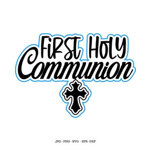 First Communion, First Communion Gift, Religious Clipart, Holy Communion, Christian Gift, 1st Communion