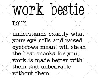 Work Friend, Best Friend Print, Office Best Friend, Bestie Birthday Gift, Office Xmas Gift