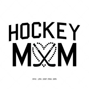 Hockey Mom, Hockey Mom Shirt, Hockey Svg, Hockey Gift, Mom Hockey