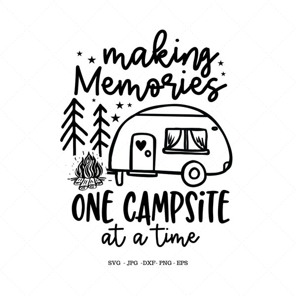 Camping Gift, Camper Decor, Front Door Decal, Gift for Camper, Camping, Rv Decal, Camper Gift