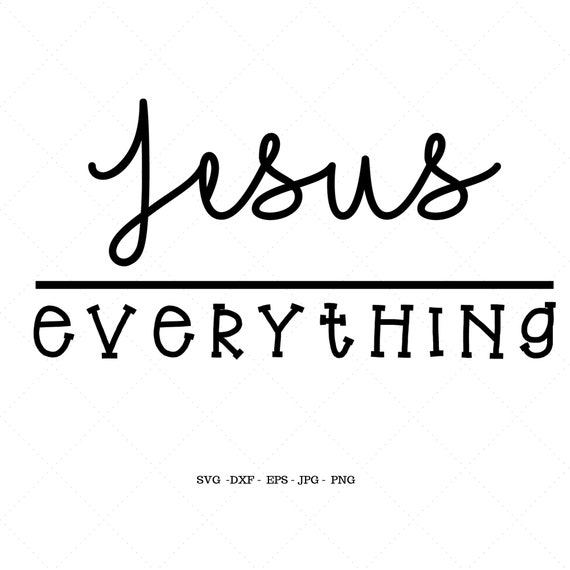 Christian Shirts Svg, Christian Tees Women, Jesus Over Everything Svg