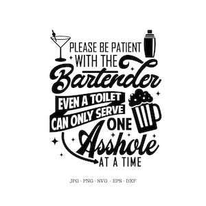 Bartender Shirt Svg, Girl Bartender Gift, Girl Bartender, Funny Shirt Png