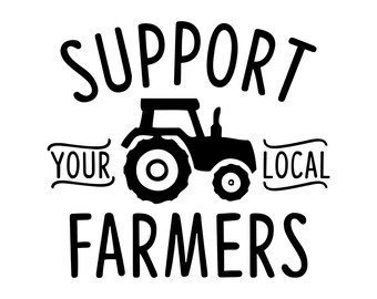Maglietta della fattoria, bambini della fattoria, mercato agricolo, supporto agli agricoltori Svg