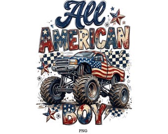 All American Boy, 4th of July Birthday, Summer Birthday Gift