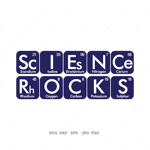 Science Lovers, Science Svg, Classroom Teacher, Periodic Elements, Gift for Scientist