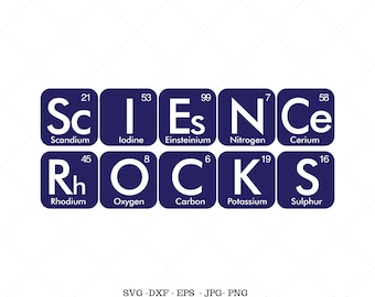Amantes de la ciencia, Svg de ciencia, Profesor de aula, Elementos periódicos, Regalo para científico