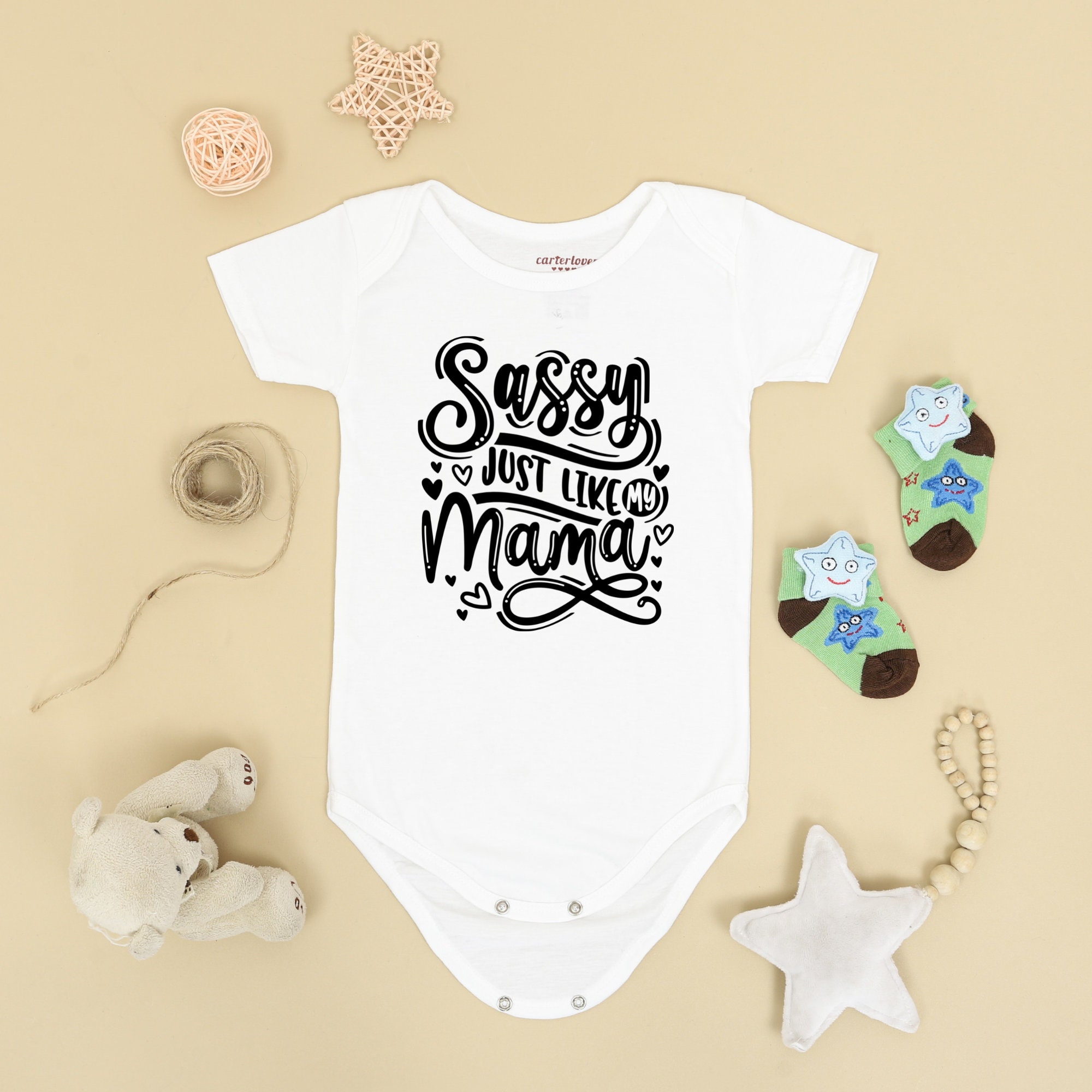 Sassy Just Like Mama Svg Sassy Svg Funny Baby Svg Gift for - Etsy