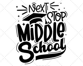 School Sign Svg, Elementary School, Middle School, Graduation Svg Png, Graduation Sign