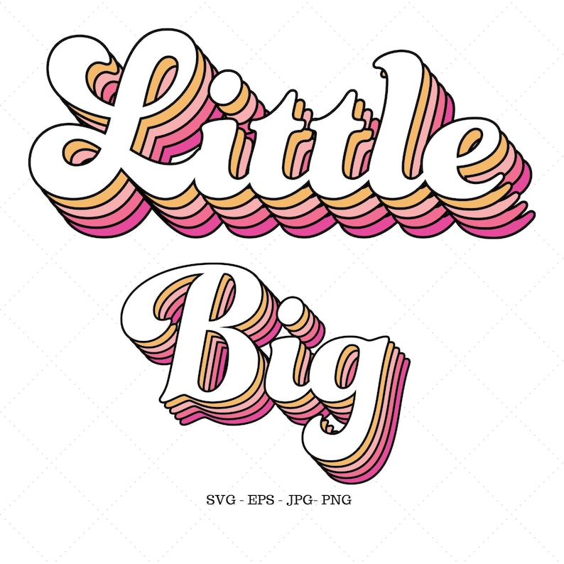 Download Sorority Svg Big Little Bundle Svg Big Little Gift Big | Etsy