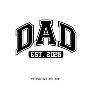 Dad Est 2026, First Time Dad Gift, New Fathers Gift, Dad To Be image 1