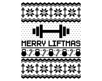 Svg de fitness, decoração de fitness, camisa de ginástica svg, camisa de ginástica engraçada, presente para ela, Svg de Natal, camisa de treino engraçada