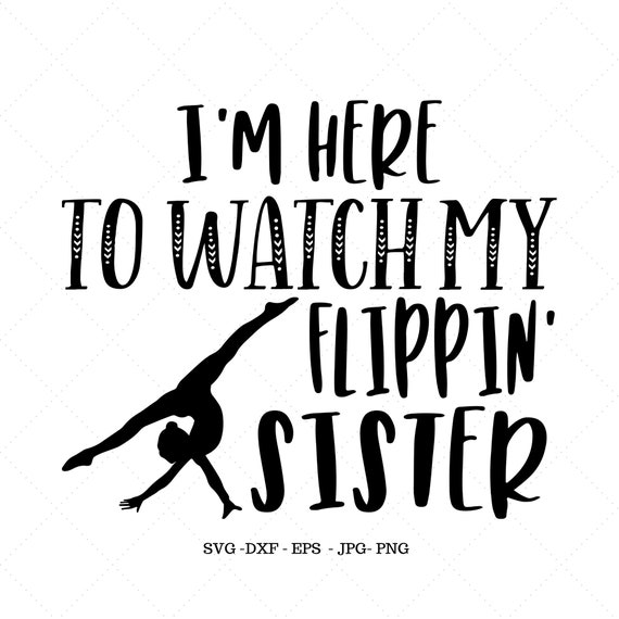 I'm Here To Watch, Cheer Svg, Sports Svg, Cheerleader Svg, Gymnastic Shirt